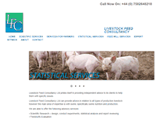 Tablet Screenshot of livestockfeedconsultancy.co.uk